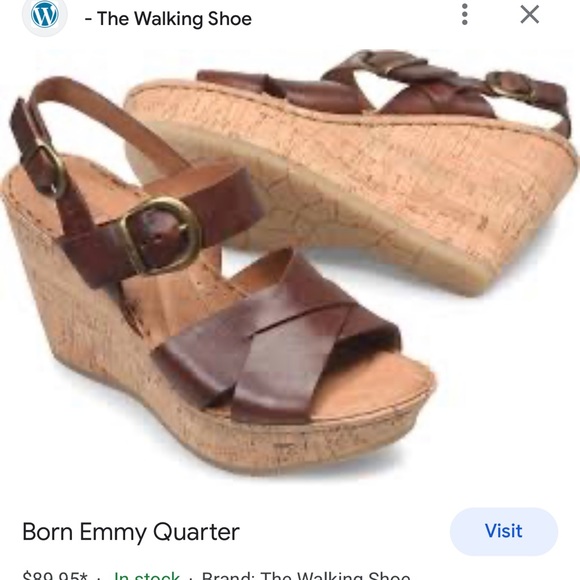 Born platform sandals Rust, 10m - Picture 6 of 6